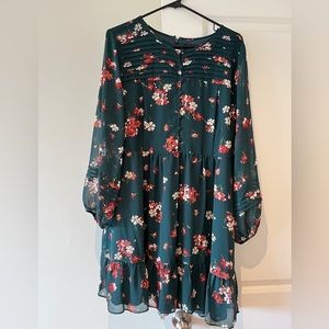 Madewell short floral dress size 14